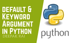 Default and Keyword Argument in Python Python Beginners Tutorial