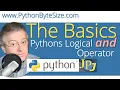 Pythons Logical and Operator