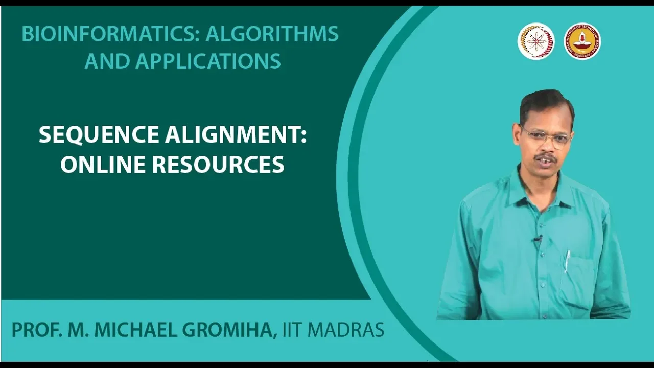 Sequence alignment: Online resources