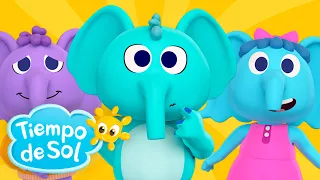 Un Elefante Va 🐘 Duo Tiempo De Sol 🌞🎵Canciones Infantiles