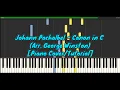 Download Lagu Johann Pachalbel - Canon in C (Arr. George Winston) [Piano Cover/Tutorial]