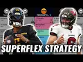 SuperFlex and 2 QB Draft Strategy 2025 Fantasy Football Mock Draft