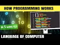 HOW PROGRAMMING WORKS LANGUAGE OF COMPUTERS BINARY ELECTRICITY TRANSISTORS WHY BINARY
