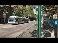 NYC Bus Two Nova Bus LFSA M15 Local Buses at Madison and Oliver Streets
