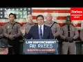 Florida Gov Ron DeSantis Announce Pay Raises For Police Officers And Firefighters