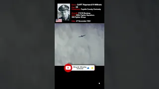 WW2 Dogfight P-51 Mustang Blows Wing Off Bf 109 60fps Colorized Sound Design AI Enhanced