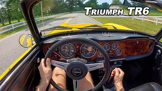 1976 Triumph TR6 - The Inline 6 British Classic You can AFFORD POV Binaural