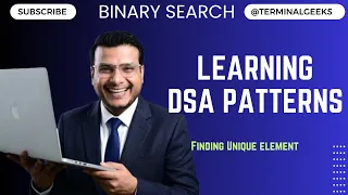 Binary Search on Unsorted Array Find unique element