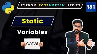 What Are Static Variables in Python Python OOP Explained