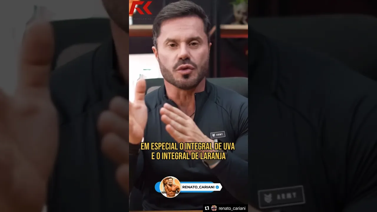 CUIDADO AO ADICIONAR SUCOS NATURAIS NA SUA DIETA! #renatocariani #shorts