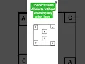 Connect Same Alfabets without crossing any other lines