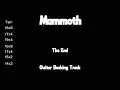 Mammoth: "The End" - Guitar Backing Track (with metronome)