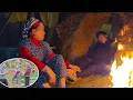 Lagu The loving mother stays up late lighting a fire to warm her sleeping son.