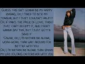 Tinashe ~ I'd Rather Be Alone ~ Lyrics
