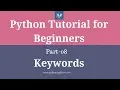 Python Tutorial For Beginners-Part - 08