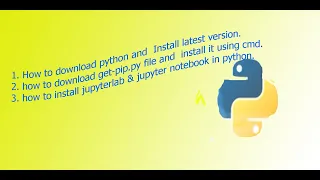 How to download Python Install Jupyterlab jupyter using pip for Python 3 Python for Beginner