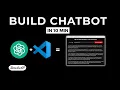 Build a Python GPT Chatbot in 10 mins Telugu Open AI Python Chat GPT 3 5 Model