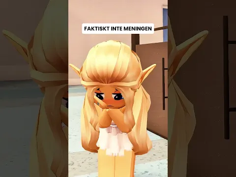 Hon ville bara hjälpa bebisen... men en olycka inträffade 😭😭 #roblox