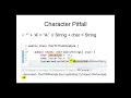Java - Introduction to chars and Strings