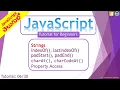 JavaScript Tutorial Strings Part-2