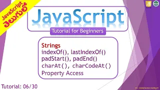 JavaScript Tutorial Strings Part-2