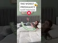 Download Lagu WORST 😱 Pregnancy Sleep Positions!🤰🫢#shorts