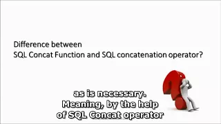 Oracle Database11g tutorials 12 SQL Concat Function SQL character manipulat computer tips and t