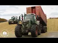 Lagu Fendt 722 mais inkuilen bij melkveebedrijf cools