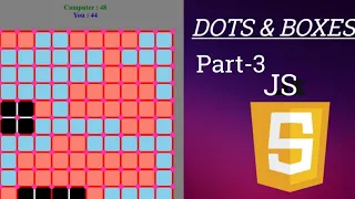 Dots and Boxes game using JavaScript tutorial part-3
