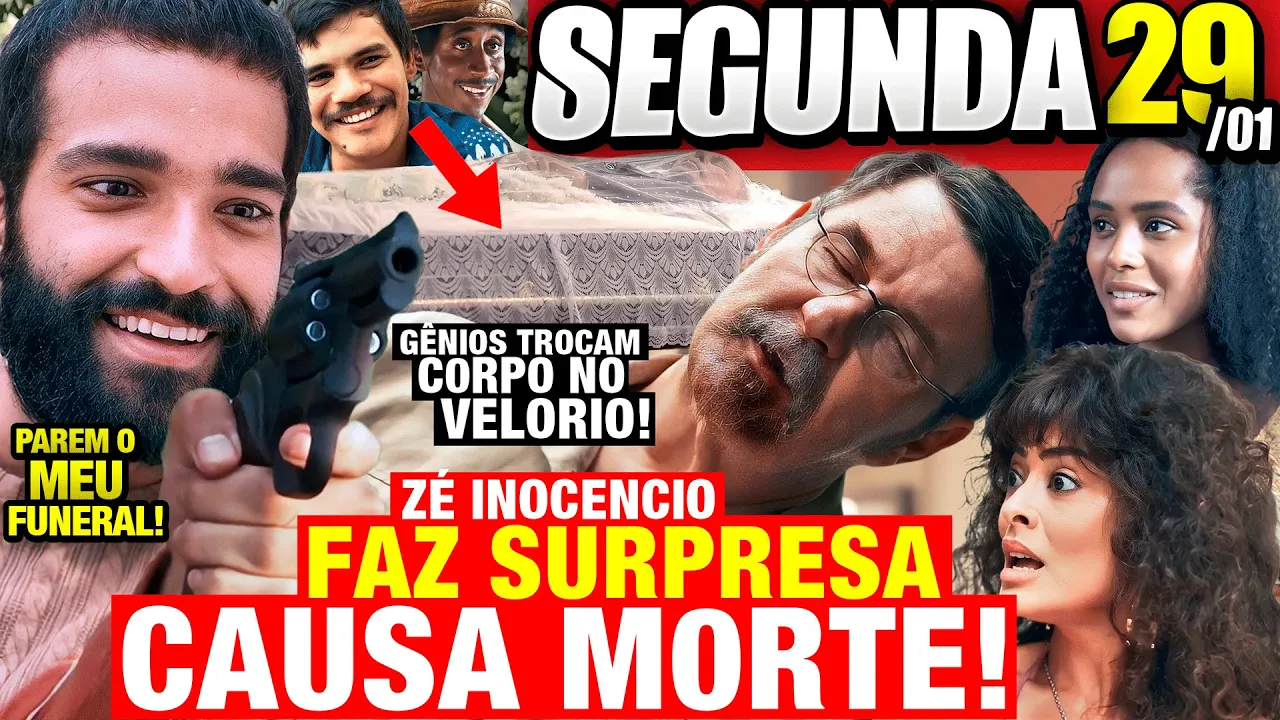 RENASCER - Capítulo de hoje 29/01 SEGUNDA - Resumo Completo da Novela Renascer Hoje 29/01/24