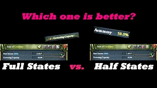 States Half -States Territories or Trade Companies What is Best SvTvT Part 1 Half States