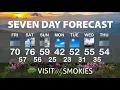 Gatlinburg and Pigeon Forge Weather for Weekend of December 31 2021