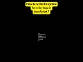 JavaScript interview questions for freshers loop