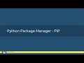 26 - Python Basic Concepts Python Package Manager In Malayalam
