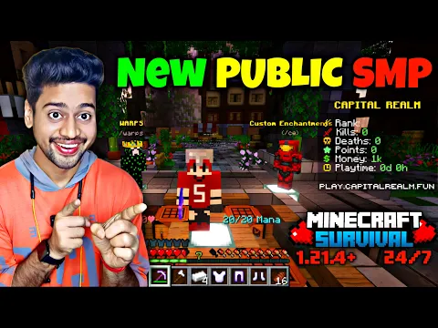 Minecraft server video for Capital Realm