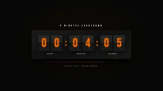 5 Minute Timer Flip Clock Countdown