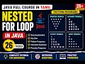 Java Full Course in Tamil 26 - Nested for Loop in Java Pattern Programs Floyd s Triangle