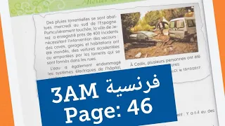 فرنسية سنة ثالثة متوسط صفحة 46 Rédiger Un Chapeau De Fait Divers 3am 