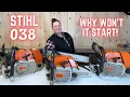 Vintage Stihl 038 Chainsaw Parts OR Fix