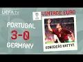 PORTUGAL 3-0 GERMANY EURO 2000 VINTAGE EURO