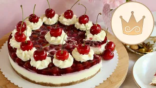 Download 🍒 KIRSCHTORTE mit QUARK-SAHNE-CREME OHNE BACKEN 🍒 SOMMERTORTE! 🍒 REZEPT von SUGARPRINCESS 🍒 MP3