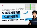 Vigenere Cipher Encryption and Decryption with and without Table Cryptography in Nepali