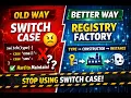 17 Stop Using Switch Case in Factories Registry-Based Factory Pattern in JavaScript