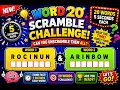 Can You Unscramble These 20 Words Word Scramble Challenge