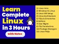 Learn Linux in 3 Hours Full Crash Course for Beginners Linux for DevOps Cloud SysAdmin