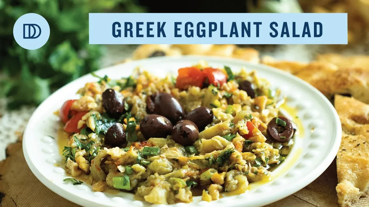 MELITZANOSALATA: Greek Style Eggplant Salad
