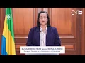 Lagu [#Déclaration] Communiqué de la Secrétaire générale de la Présidence, Mme Murielle Minkoue Mezui