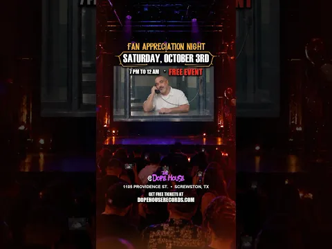 FREE EVENT at Dope House this Saturday!