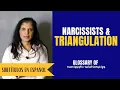 What is triangulation Glossary of Narcissistic Relationships