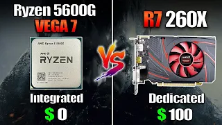5600G VEGA 7 vs R7 260X - Can you Survive with Integrated Graphics in 2022